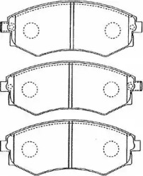 Комплект тормозных колодок AISIN B1N021